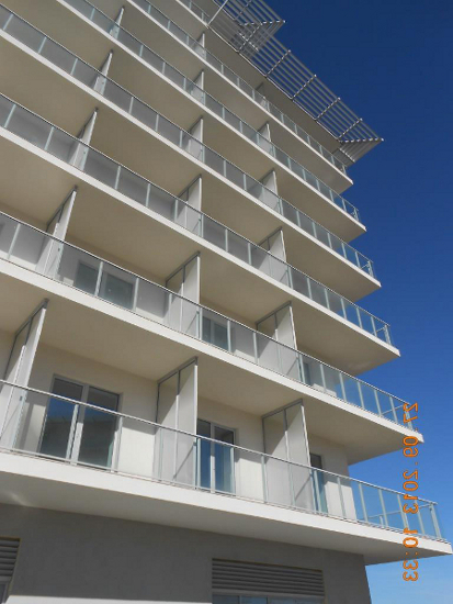 Balconies on the Sochi Resort buildings